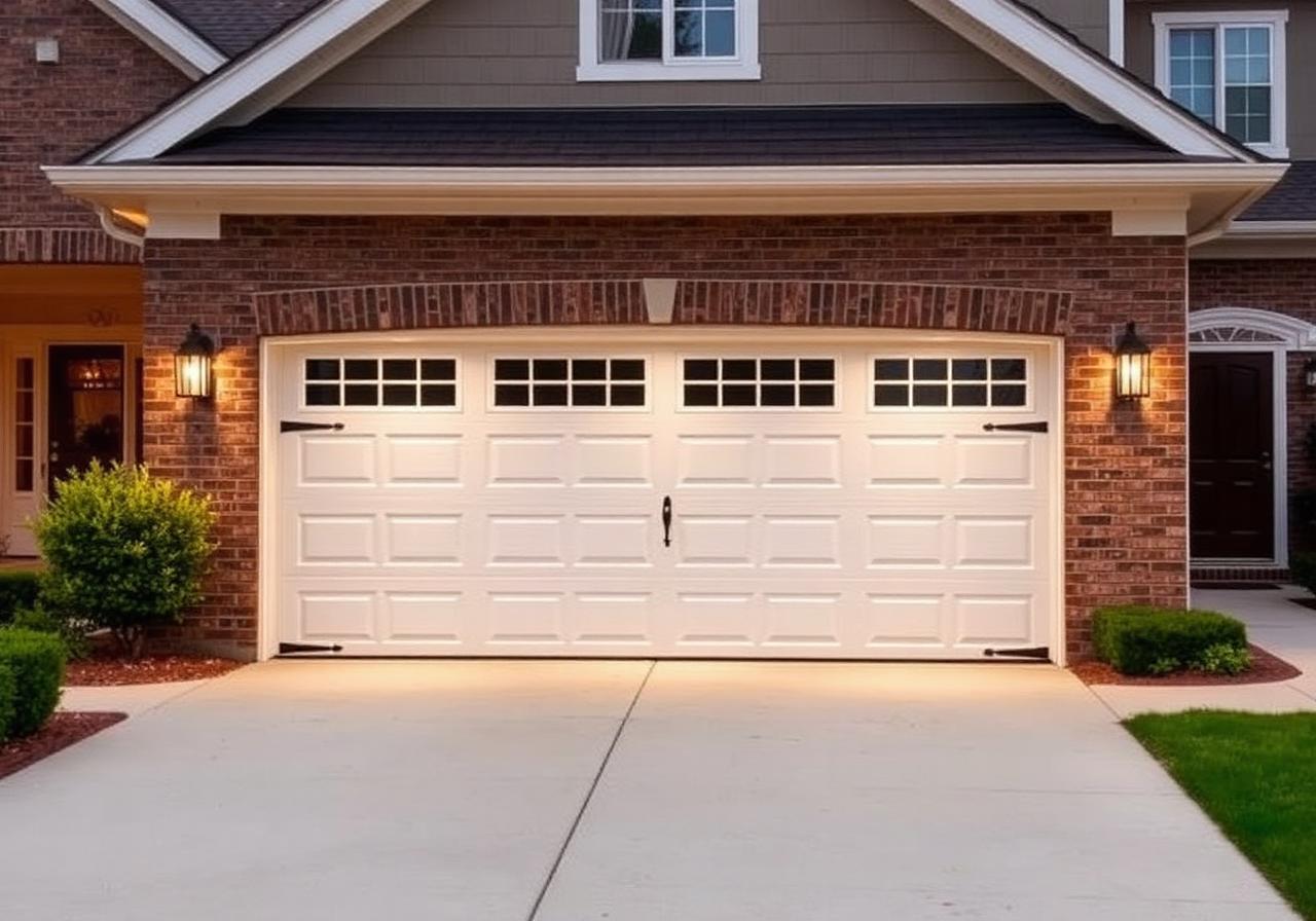 After: brand new garage door installed by Tier 1